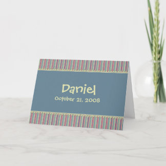 Faded Jeans • New Baby Boy Card