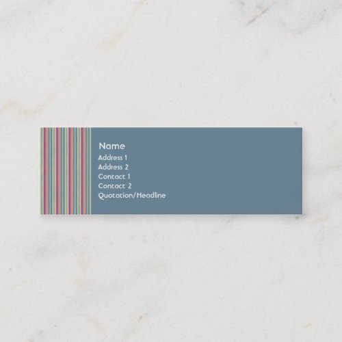 Faded Jeans Profile Card Business Card Template