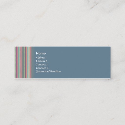 Customizable Faded Jeans Profile Card Business Card Template