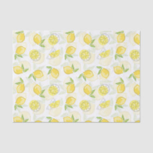 Faded Lemons Vintage Decoupage Tissue Paper