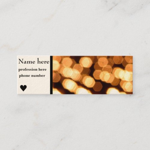 faded lights business card