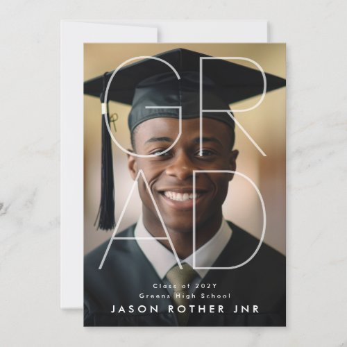 Faded LINE GRAD  Contemporary Photo Announcement