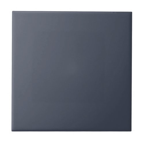 Faded Navy Solid Color Ceramic Tile