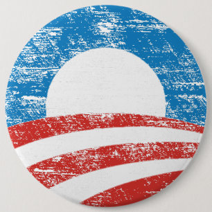 Faded Obama Logo Button