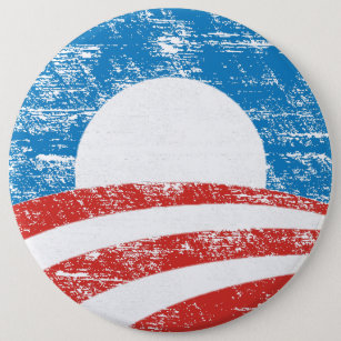 Faded Obama Logo Button