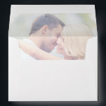 Faded Photo Pre-Printed Return Address 5x7 Envelope<br><div class="desc">Modern faded photo envelope with pre-printed return address.</div>