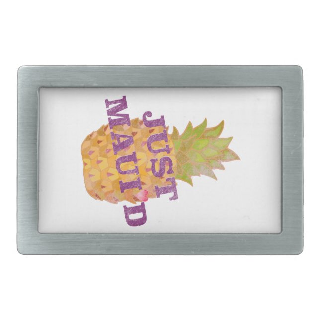 Faded Pineapple Belt Buckle (Front)