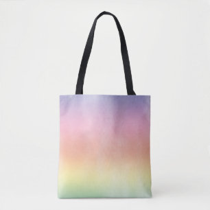 Faded Rainbow Wash Tote Bag