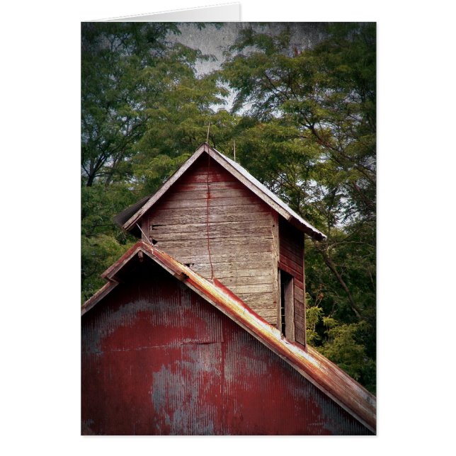 Faded Red Barn Cupola (Front)