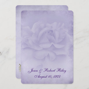 Faded Rose Vow Renewal Invitation