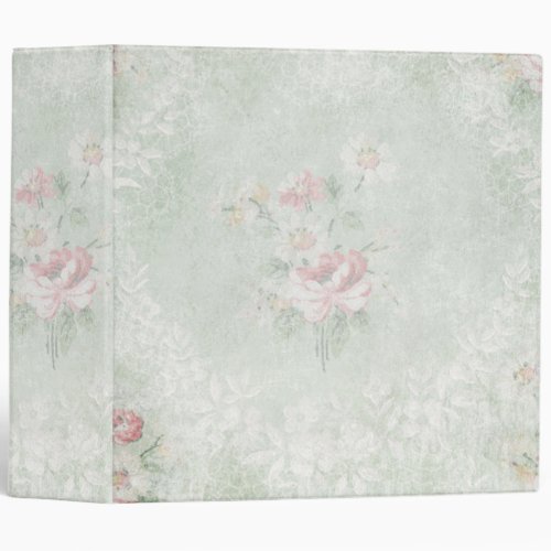 Faded Roses Shabby Vintage Design Binder