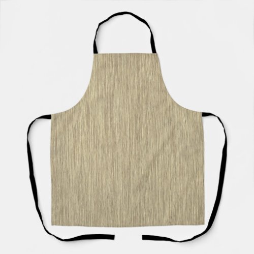 Faded Rustic Grainy Wood All Over Print Apron