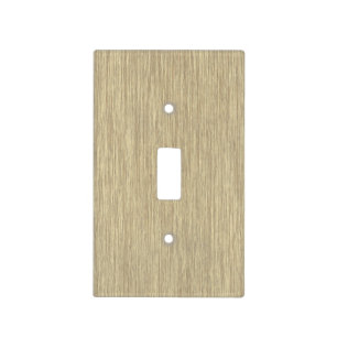 Faded Rustic Grainy Wood Background Light Switch Cover