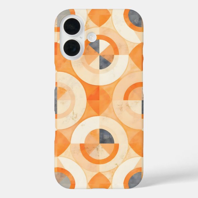 Faded Terra Geometrics Case-Mate iPhone Case (Back)