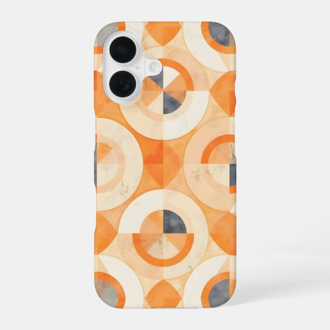 Faded Terra Geometrics Iphone Case (Back)
