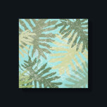 Faded Tropical Leaves Canvas Print<br><div class="desc">"Faded Tropical Leaves I" by Jade Reynolds. Features a collection of tropical leaves in a faded design.</div>