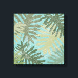 Faded Tropical Leaves Canvas Print<br><div class="desc">"Faded Tropical Leaves I" by Jade Reynolds. Features a collection of tropical leaves in a faded design.</div>