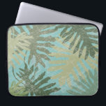 Faded Tropical Leaves Laptop Sleeve<br><div class="desc">"Faded Tropical Leaves I" by Jade Reynolds. Features a collection of tropical leaves in a faded design.</div>