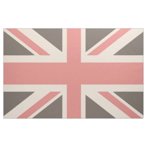 Faded UK United Kingdom Union Jack Flag Fabric