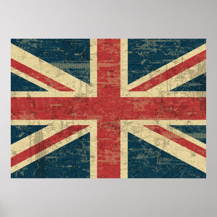 Faded Union Jack Print