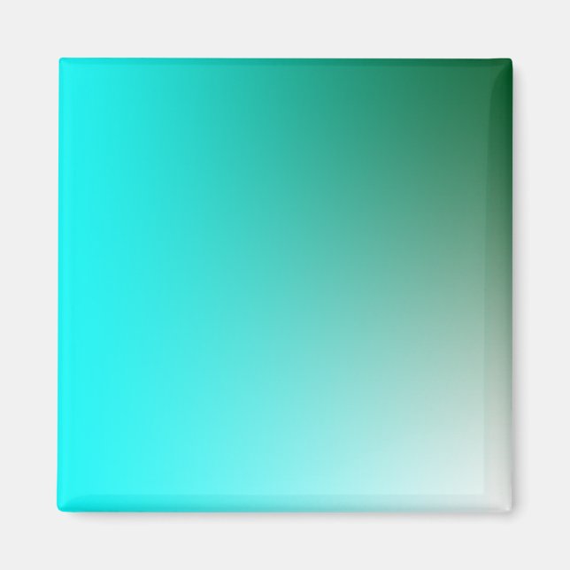 Fades: Dark Green and Light Blue Magnet (Front)