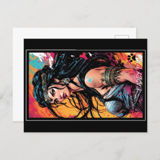 Fadey Barbarian Comic Style 01 Postcard