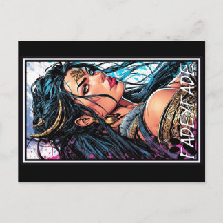 Fadey Barbarian Comic Style 02 Postcard
