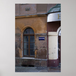 Fading Facade in Lobau, Germany Poster