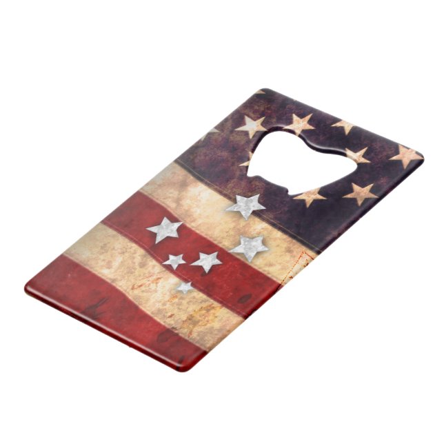 Fading Glory Credit Card Bottle Opener (Front Angled)