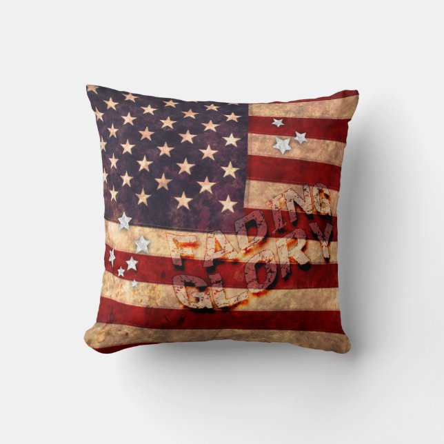 Fading Glory Throw Pillow (Front)