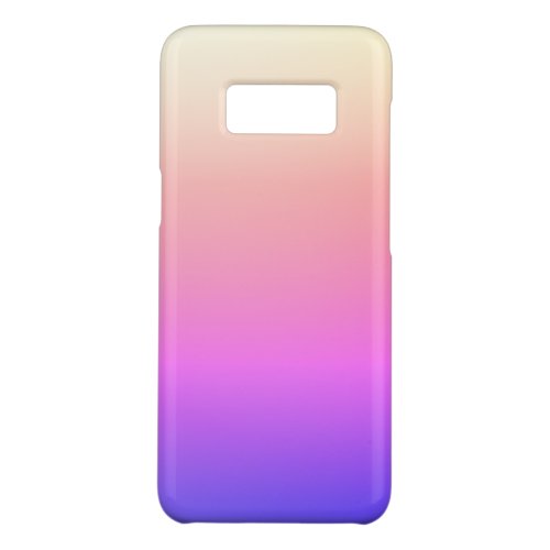 Fading Peach Pink  Purple Colorful Ombre Case_Mate Samsung Galaxy S8 Case