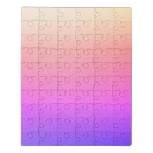 Fading Peach Pink & Purple Colorful Ombre