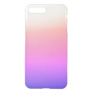 Fading Peach Pink & Purple Colorful Ombre iPhone 8 Plus/7 Plus Case