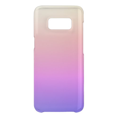 Fading Peach Pink  Purple Colorful Ombre Uncommon Samsung Galaxy S8 Case