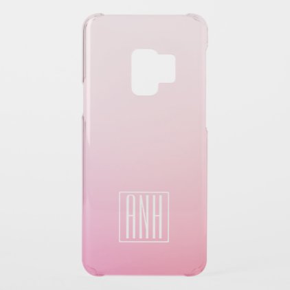 Fading Pinks Ombre Gradation &amp; Your Initials