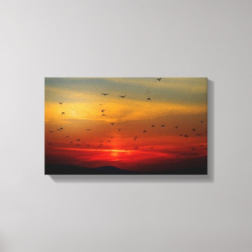 Fading Sunset Canvas Print