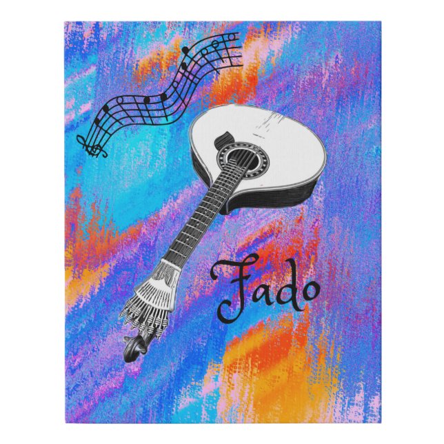 Fado Faux Canvas Print (Front)