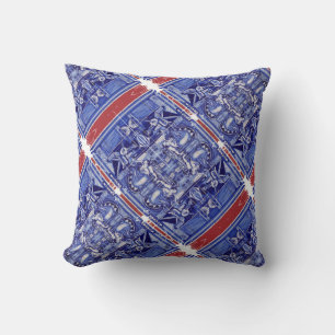 Fado Portuguese folk art Throw Pillow