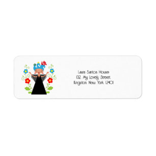 Fado woman singer with Portuguese caravel ships  Label