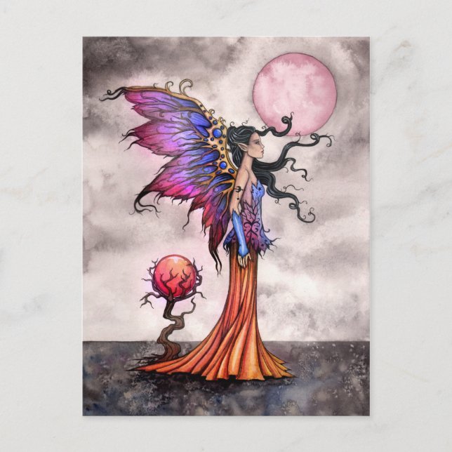 Fae Abigail Fairy Fantasy Art Postcard (Front)