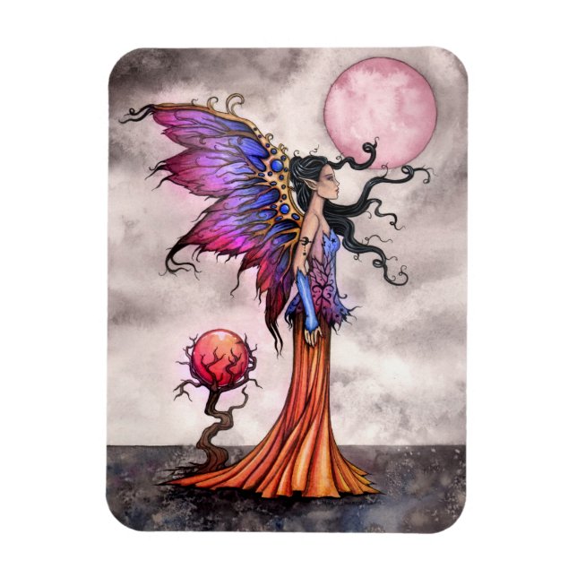 Fae Abigail Fantasy Fairy Vinyl Magnet (Vertical)