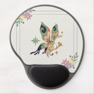 Fae Inspired Design, Fairy Butterfly Graphic Art Gel Mouse Pad