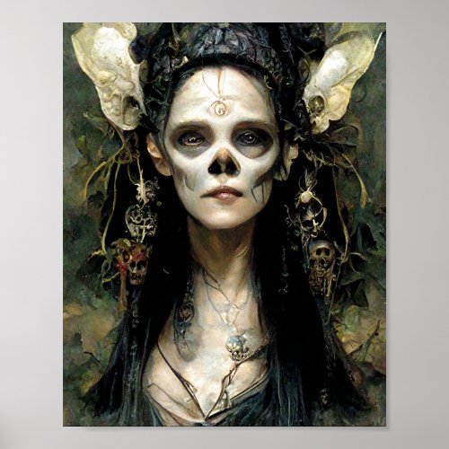 Fae Of Death 3 Dark Fantasy Art Poster