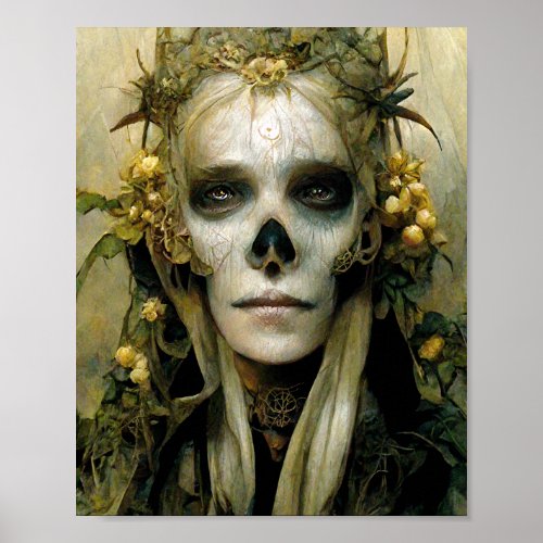 Fae Of Death 4 Dark Fantasy Art Poster