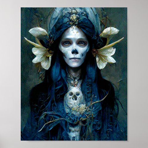 Fae Of Death 7 Dark Fantasy Art Poster