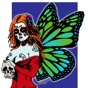 Fae of the Dead License Plate