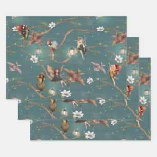 Fae Wrapping Paper Flat Sheet Set of 3
