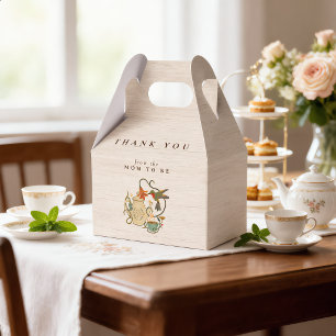 Faecore floral Mom To Be Tea Party Baby Shower Favor Boxes