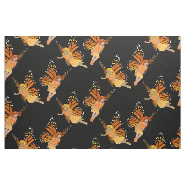 Faerie Art Fabric Butterfly Fairy Pattern Fabrics (Fat Quarter)