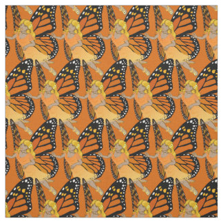 Faerie Art Fabric Butterfly Fairy Pattern Fabrics